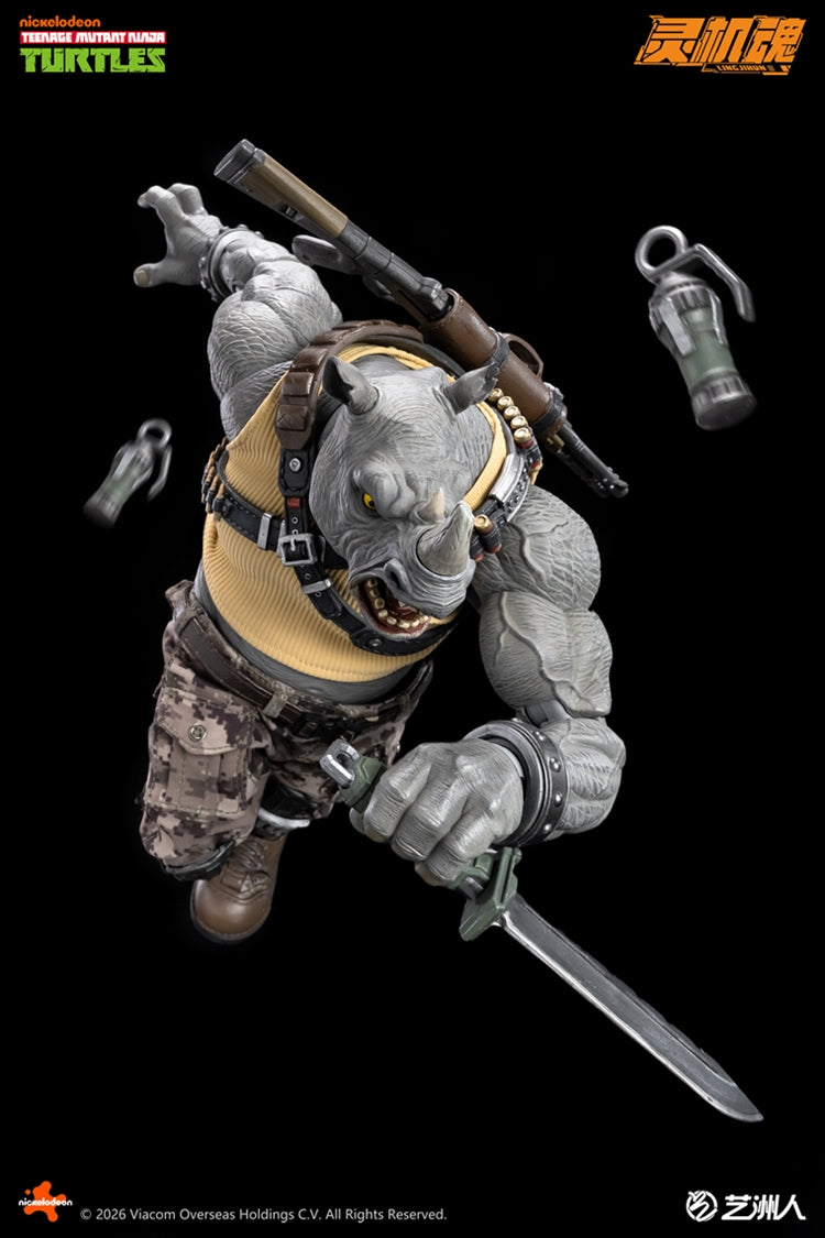 Teenage Mutant Ninja Turtles Series Rocksteady Action Figure By LingJiHun