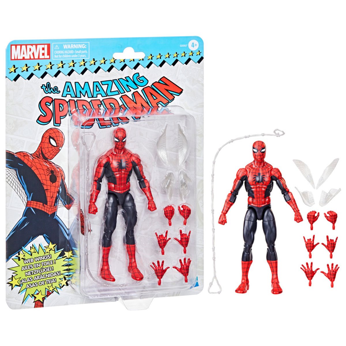 Marvel Legends The Amazing Spider-Man Retro Card Action Figure
