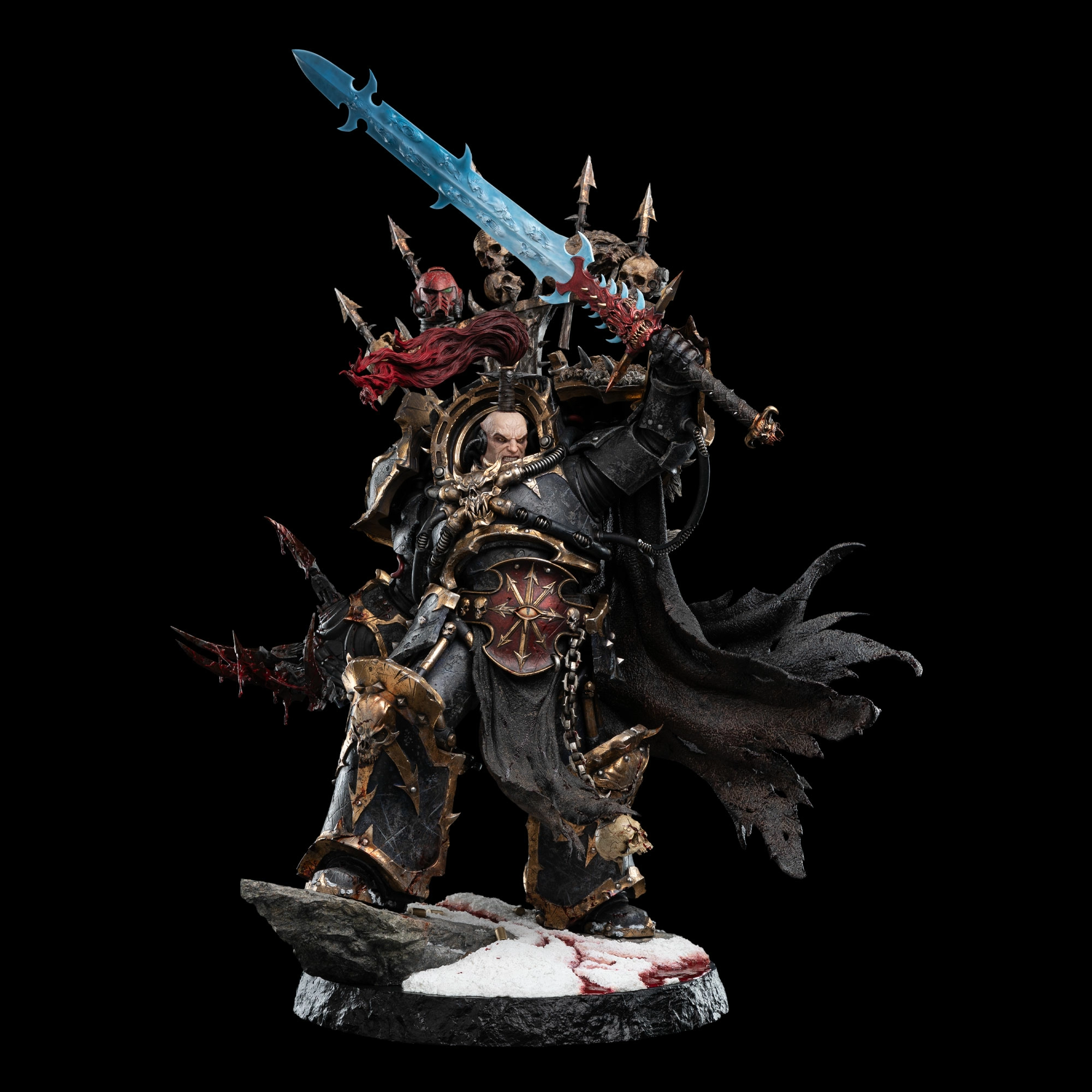 Warhammer 40K Abaddon The Despoiler Statue By Weta