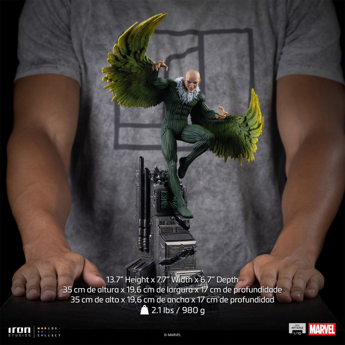 Vulture Spider-Man vs Villains Battle Diorama Series Statue By Iron Studios