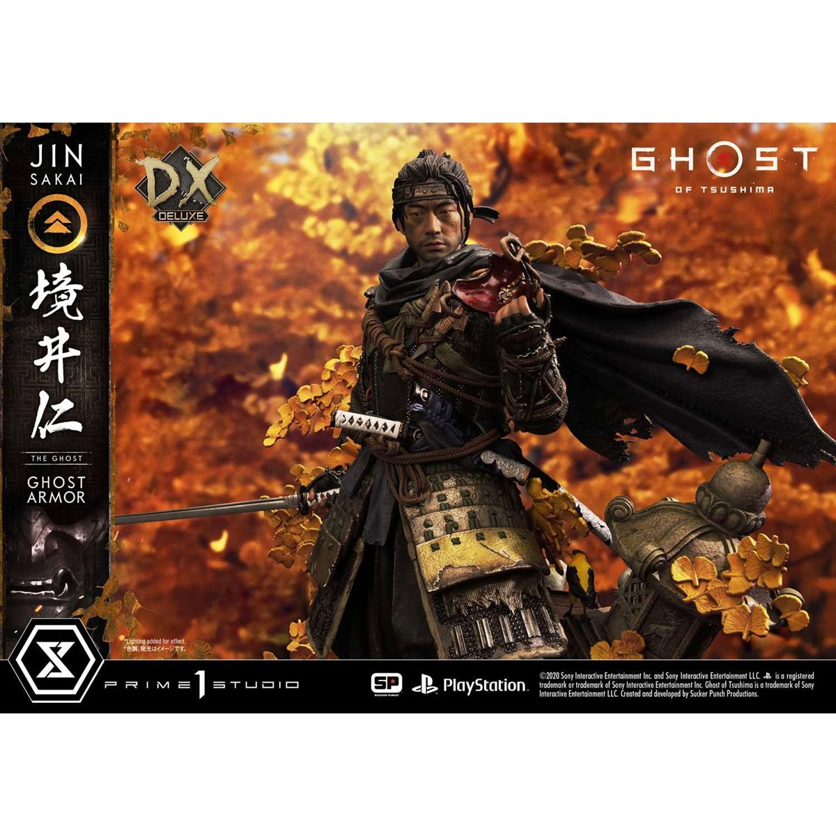 Ghost of Tsushima Jin Sakai Ghost Armor Deluxe Edition 1:4 Scale Statue