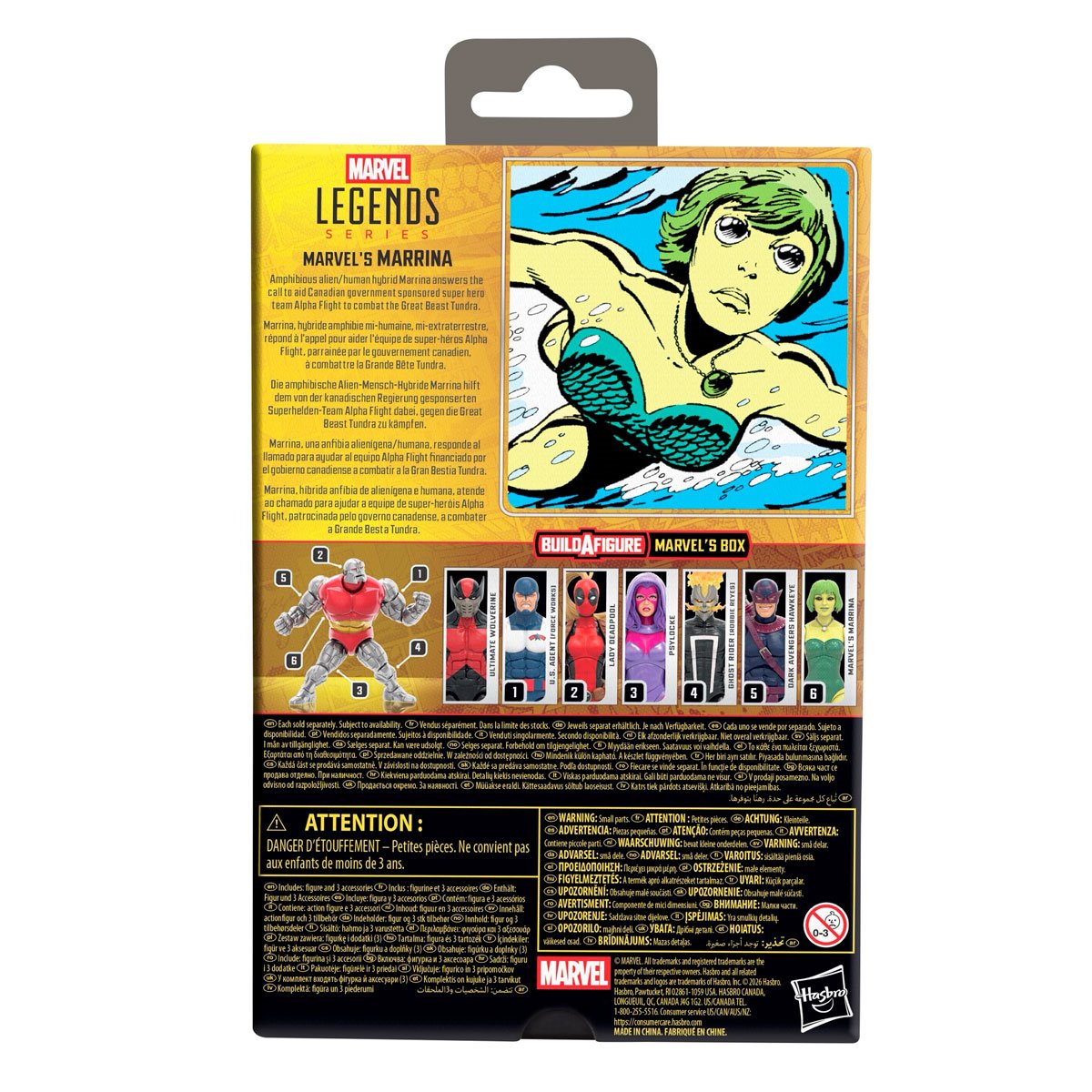 Marvel Legends Series Marvel's Marrina Action Figure
