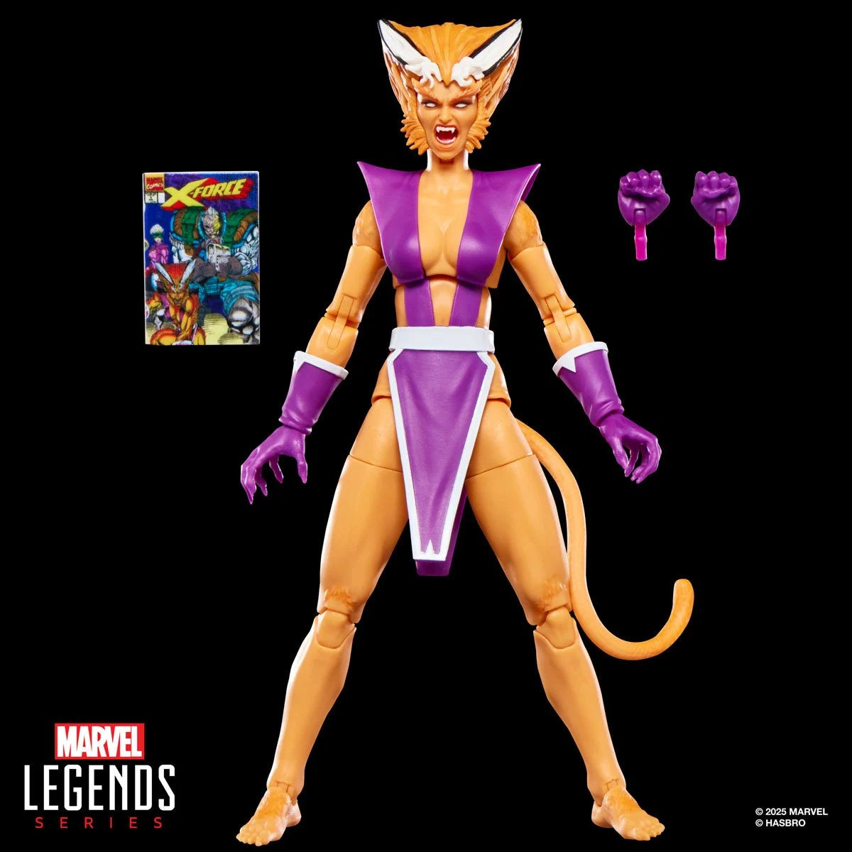 X-Men X-Force Marvel Legends Series Feral Action Figure