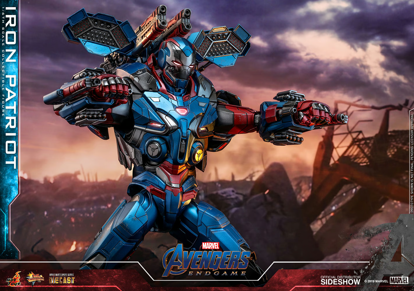 Iron Patriot Sixth Scale Figure By Hot Toys