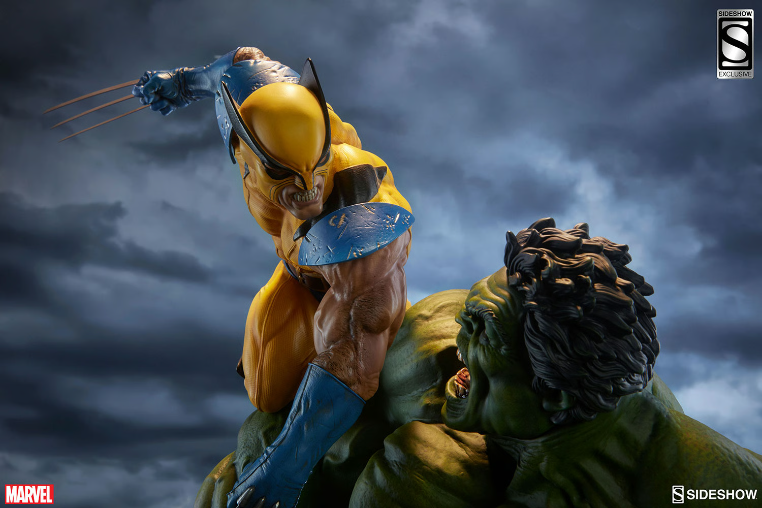 Hulk vs Wolverine Maquette Exclusive By Sideshow Collectibles