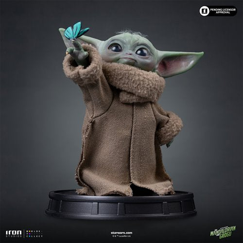 The Mandalorian and Grogu Movie Grogu Butterfly Wonder Limited Edition 1:4 Statue By Iron Studio