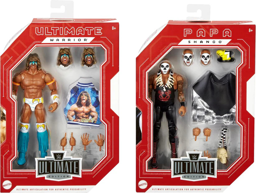 Ultimate Warrior vs Papa Shango Ultimate Edition Box Set Exclusive Action Figures