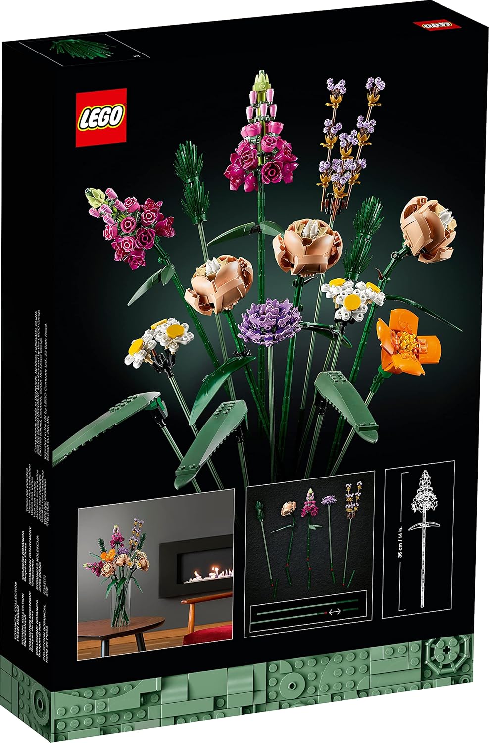 LEGO Flower Bouquet 10280 Building Kit (756 Pieces)