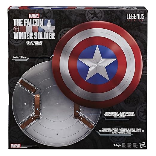 Marvel Legends Series Avengers Falcon And Winter Soldier Captain America Premium Role Play Shield