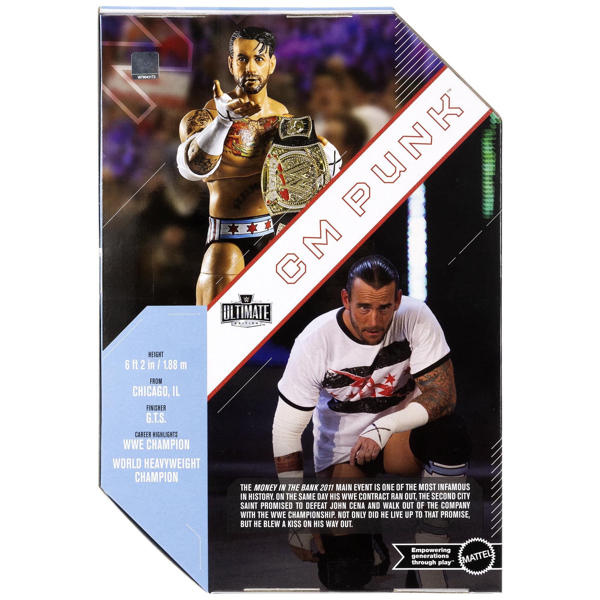 WWE Ultimate Edition Ringside Exclusive MITB 2011 CM Punk Action Figure