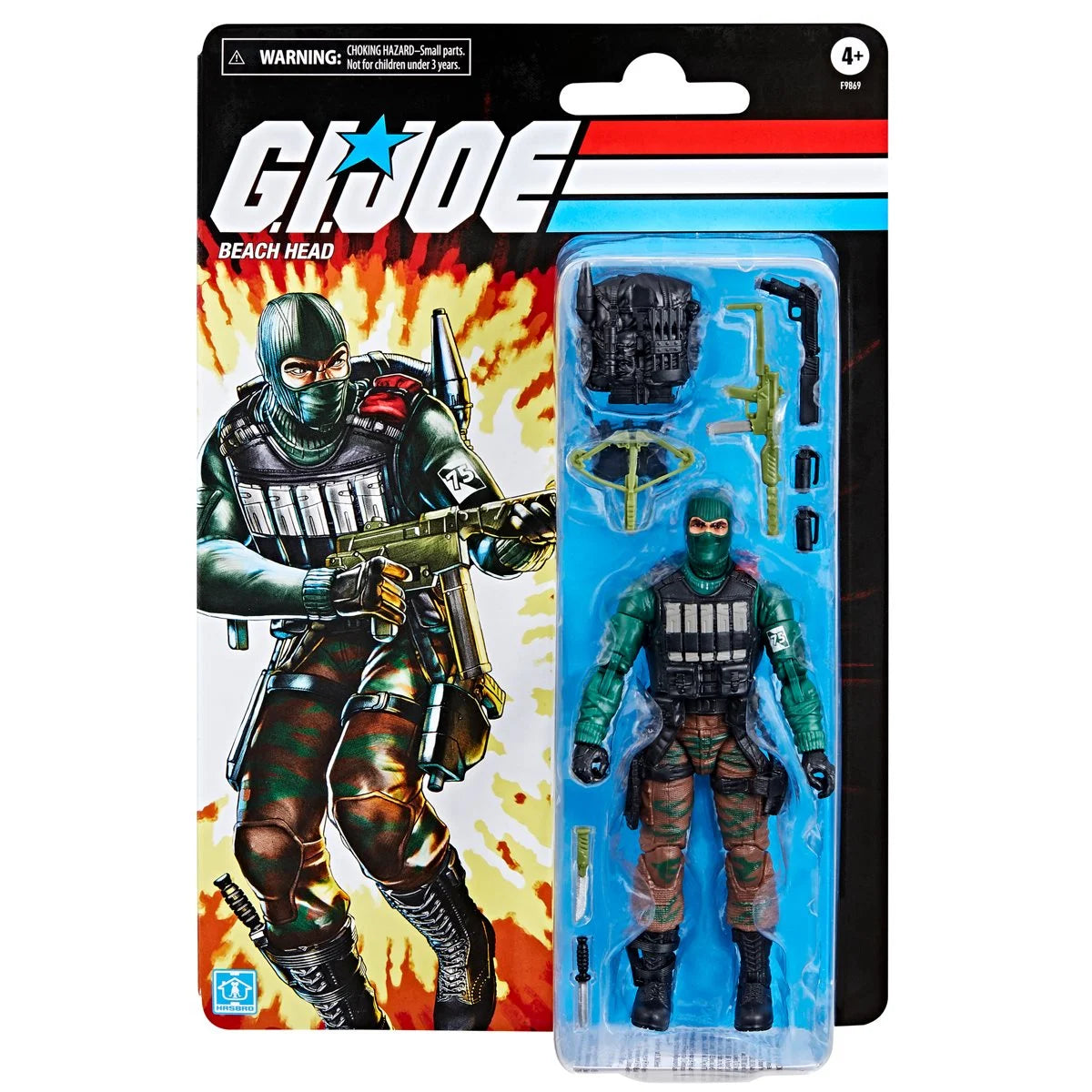 G.I. Joe Classified Retro Cardback Beach Head Action Figure