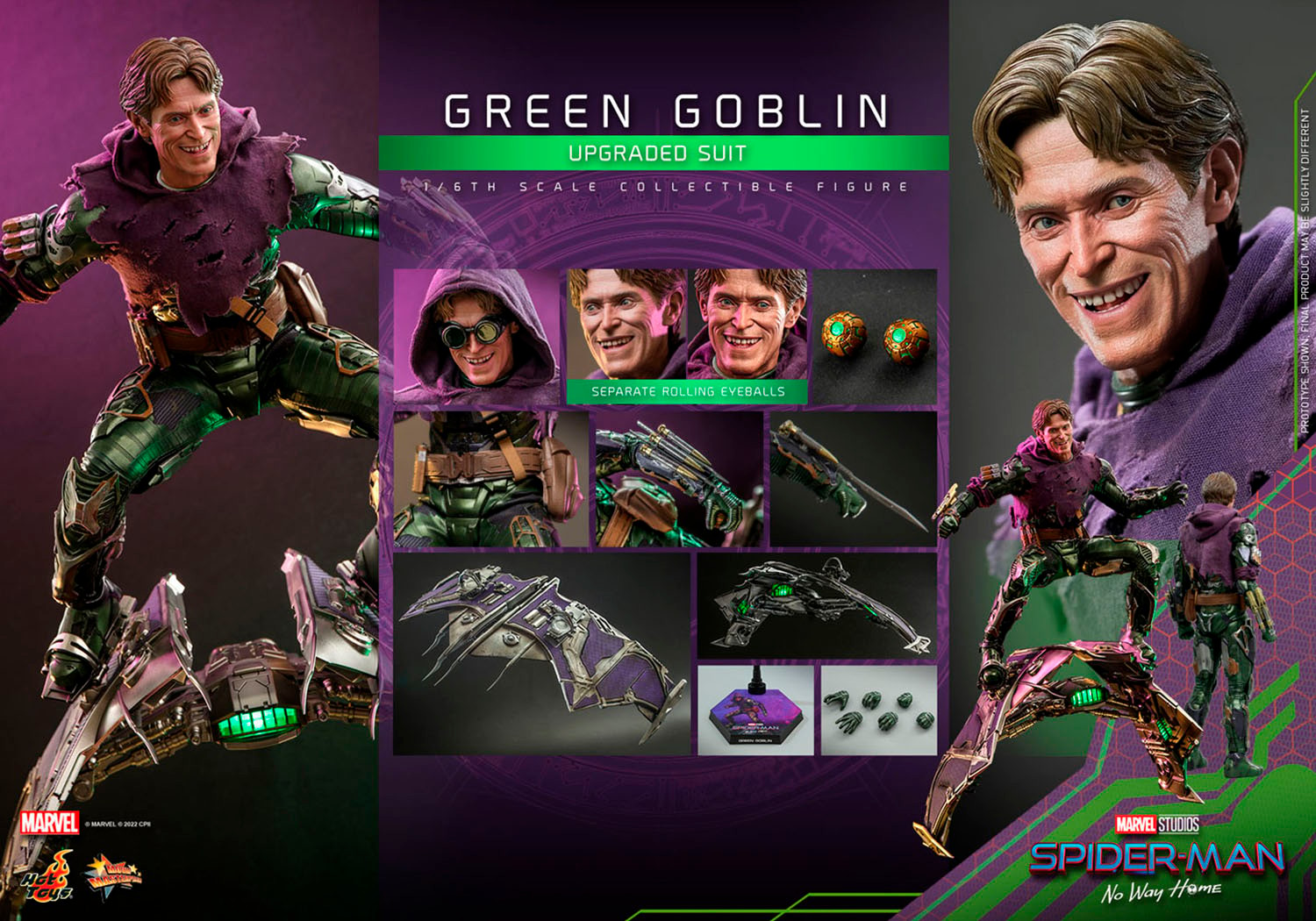 GREEN GOBLIN (UPGRADED SUIT) Sixth Scale Figure by Hot Toys