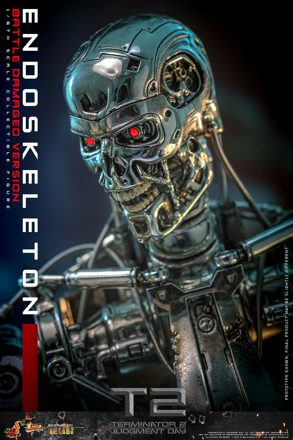 Endoskeleton (Battle Damaged Version) Sixth Scale Figure by Hot Toys