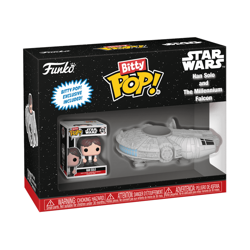 Han Solo and Millennium Falcon Bitty Pop Rides