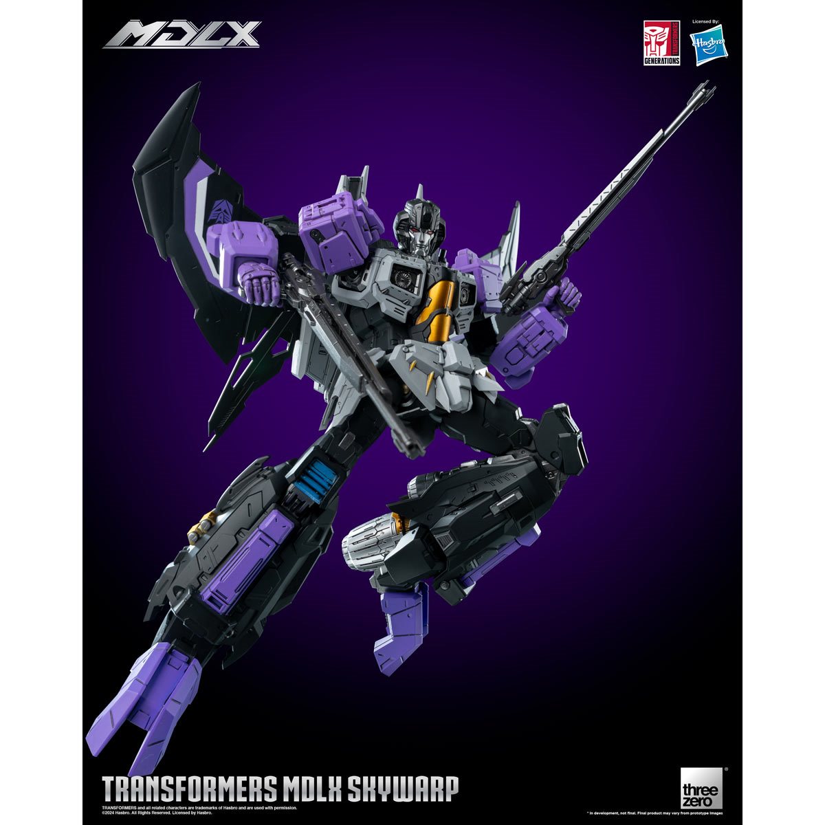 Transformers MDLX Skywarp By Threezero