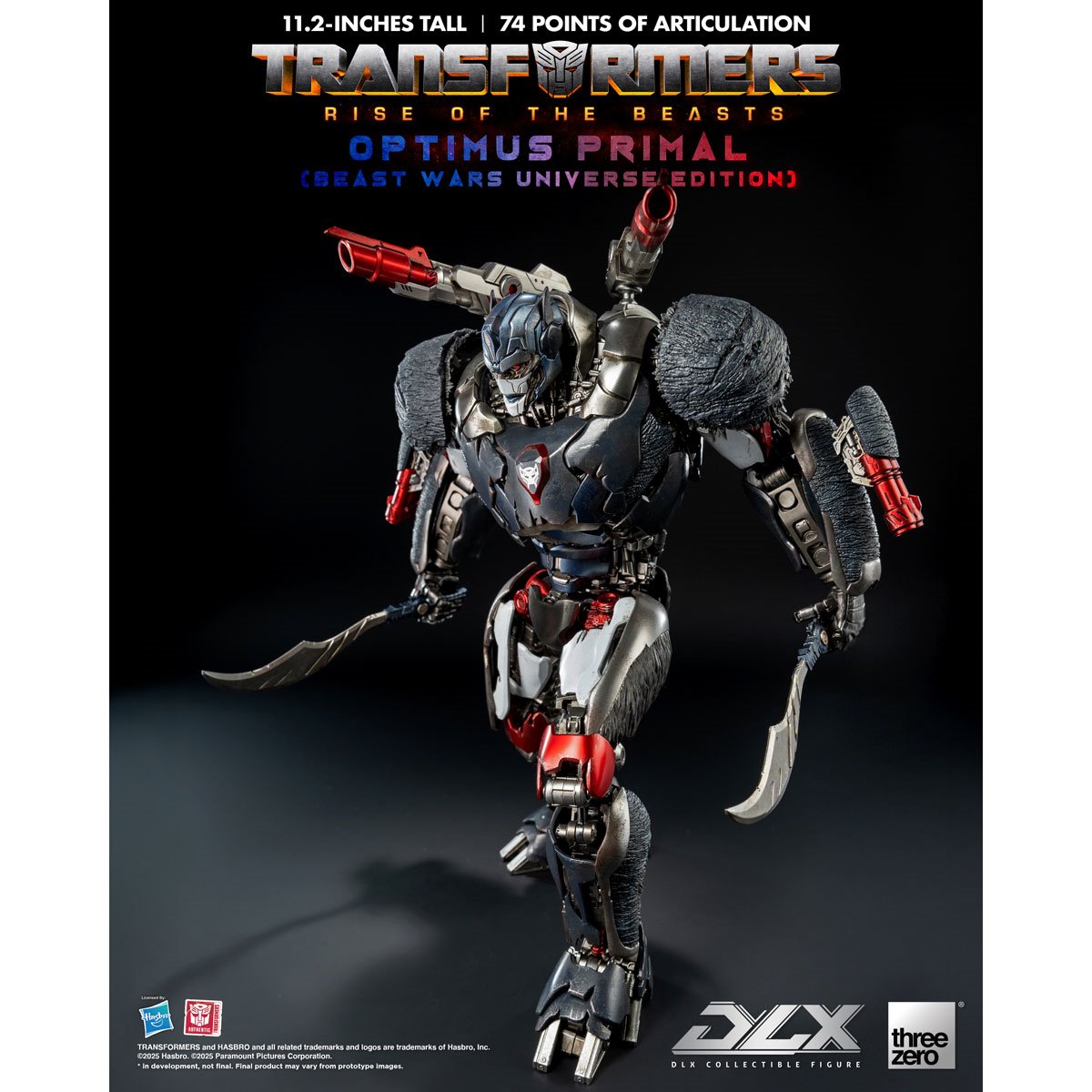 Transformers: Rise of the Beasts Optimus Primal Beast Wars Universe Edition DLX Action Figure