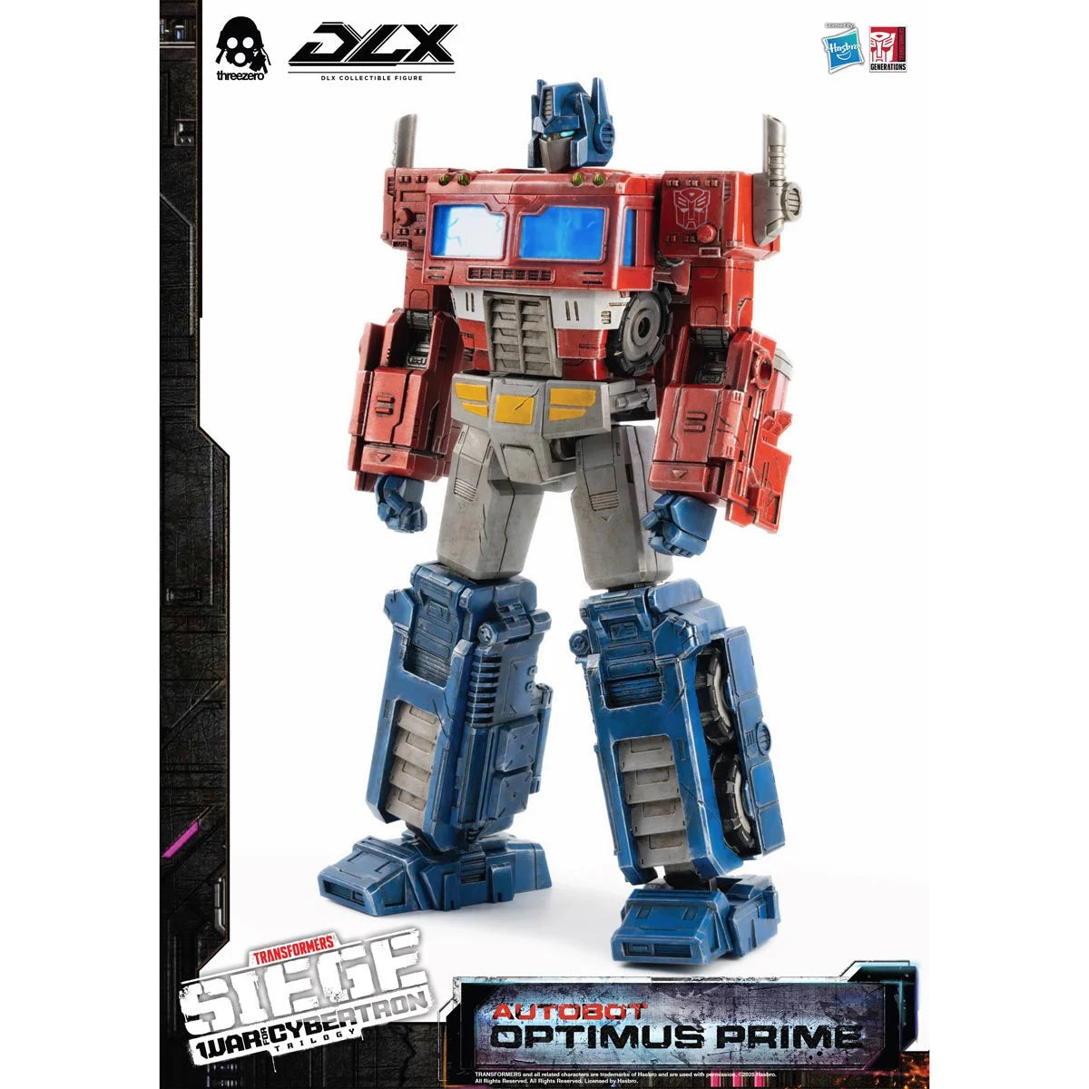 Transformers War for Cybertron Trilogy Optimus Prime DLX Action Figure by ThreeZero