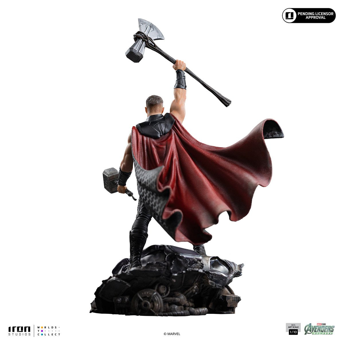 Avengers: Doomsday Thor Battle Diorama Series Art Scale 1:10 Statue By Iron Studio
