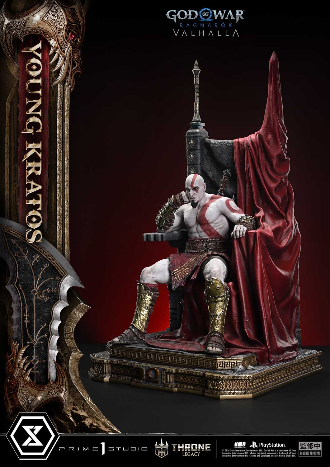 God of War: Ragnarok Young Kratos Bonus Version Statue