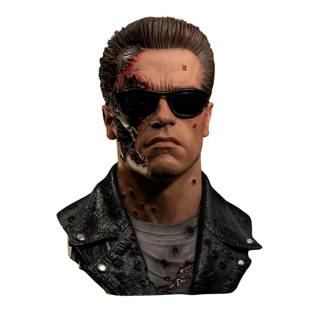 T-800 Model 101 (Battle Damaged) Art Mask Life-Size Bust by PureArts