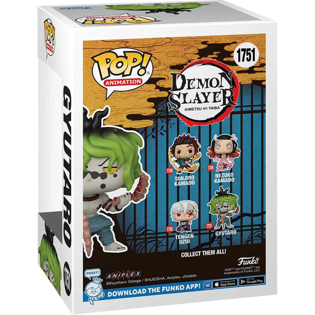 Demon Slayer Gyutaro with Blood Sickles Funko Pop!