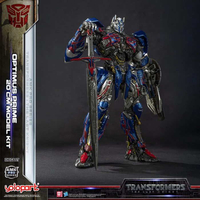 Transformers The Last Knight M5 Optimus Prime Model Kit AMK PRO Series By Yolopark