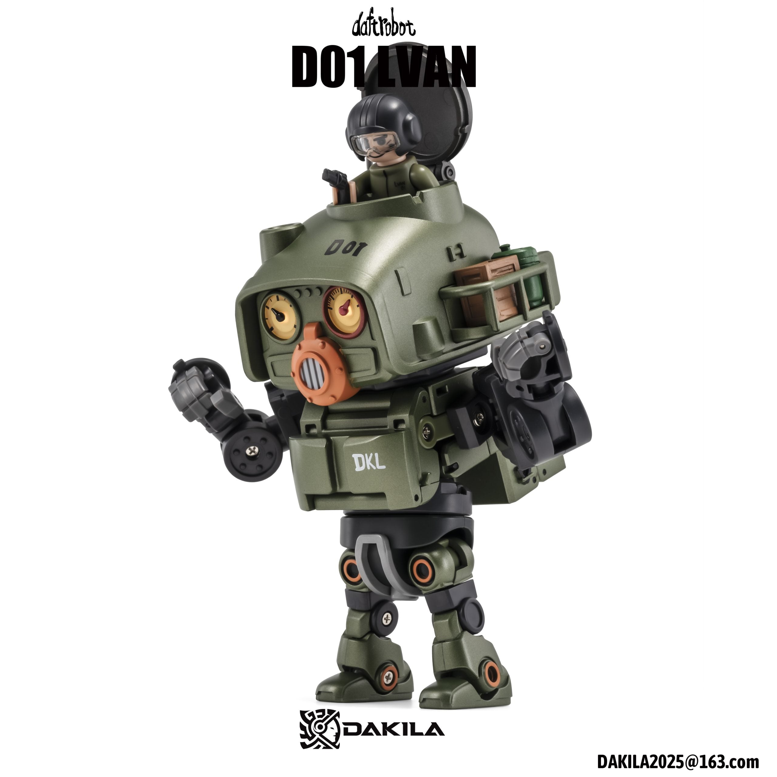 DAFTBOTS Series Hell March D01 LVAN Action Figure
