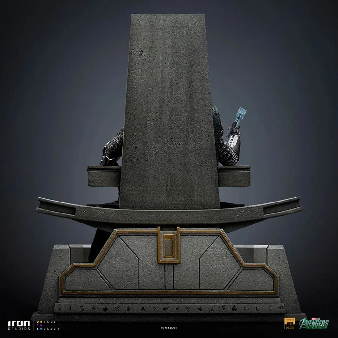 Doomsday Doctor Doom On Throne Statue By Iron Studios