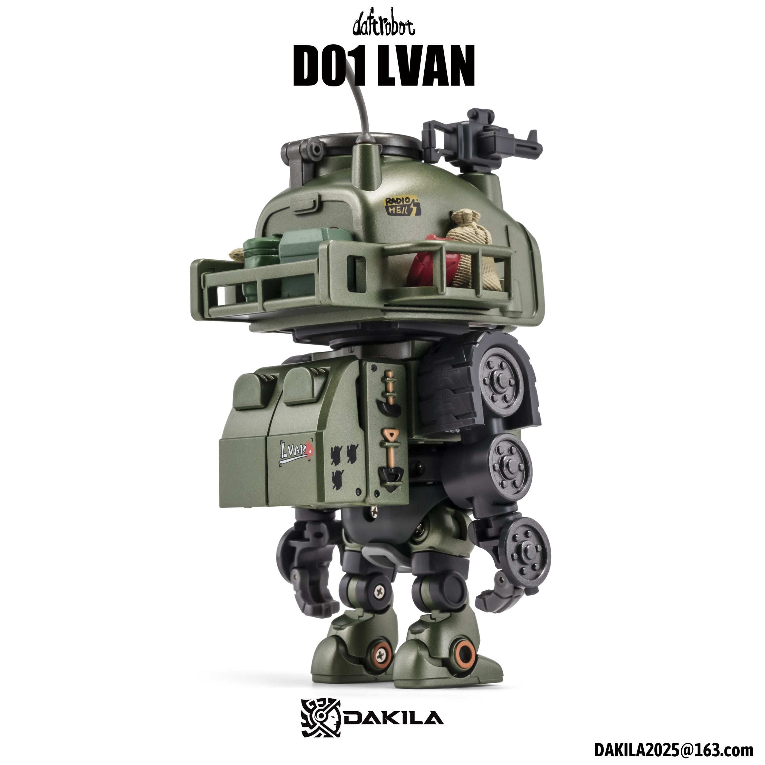 DAFTBOTS Series Hell March D01 LVAN Action Figure