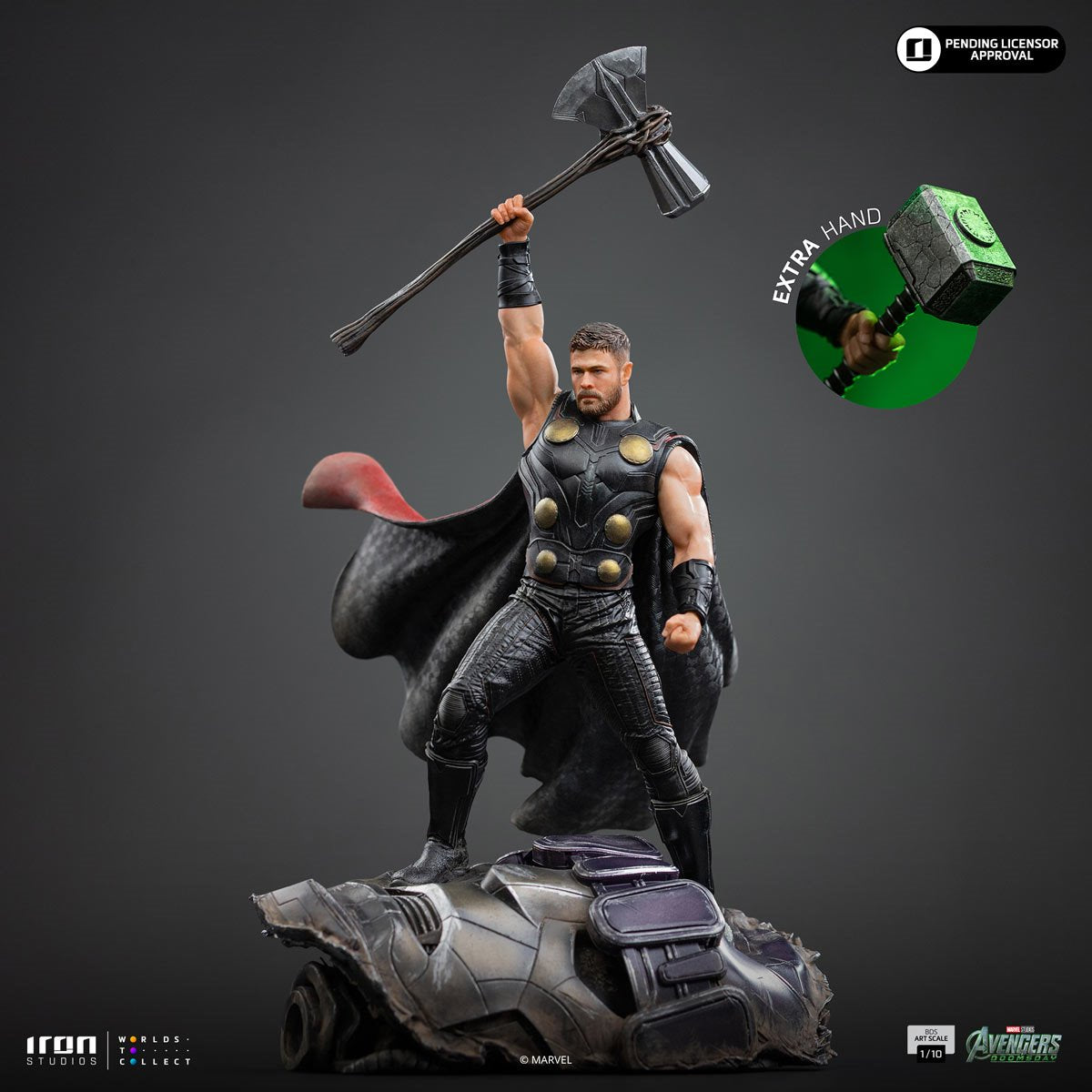 Avengers: Doomsday Thor Battle Diorama Series Art Scale 1:10 Statue By Iron Studio