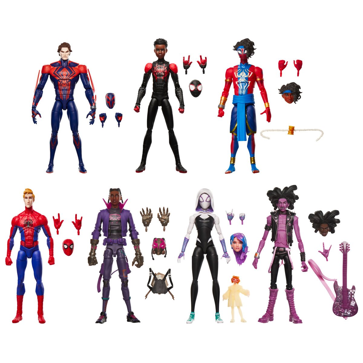 Spider-Man Across The Spider-Verse Marvel Legends Action Figures Wave 2