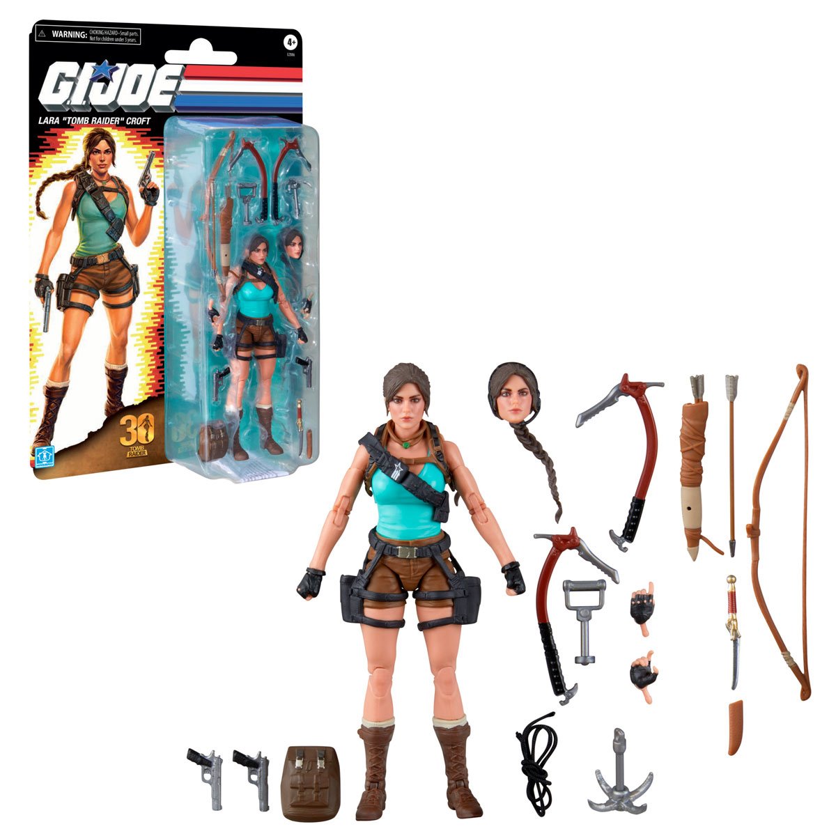G.I. Joe Classified Series Retro Cardback Lara Croft Tomb Raider Action Figure