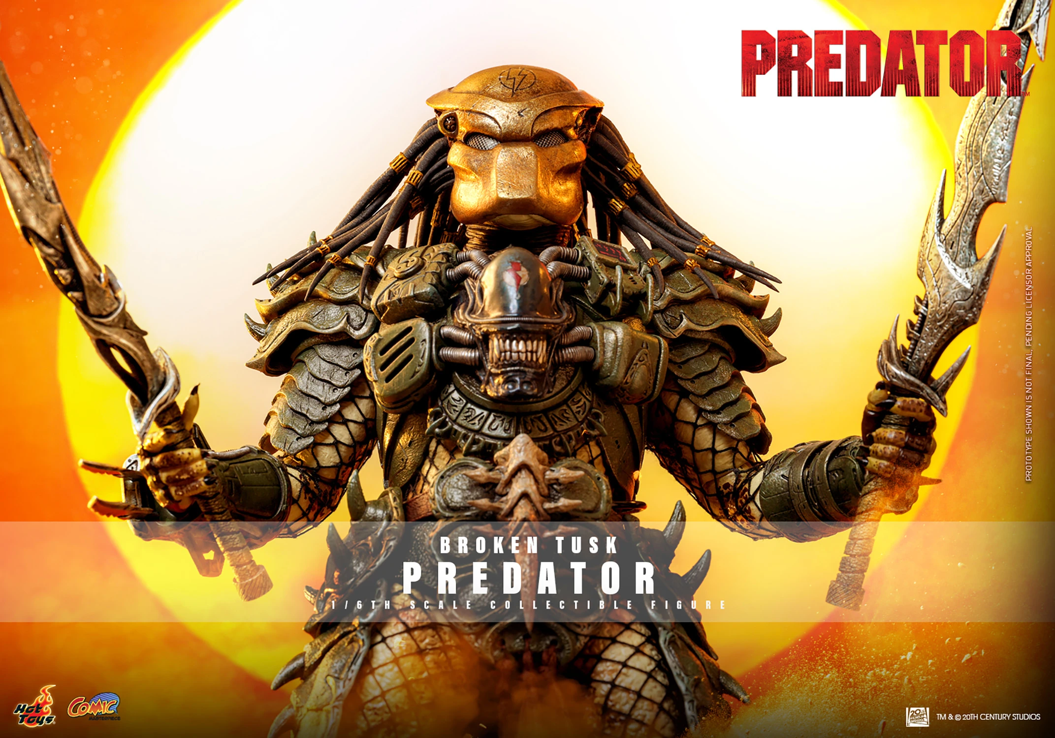 Broken Tusk Predator Sixth Scale Figure by Hot Toys