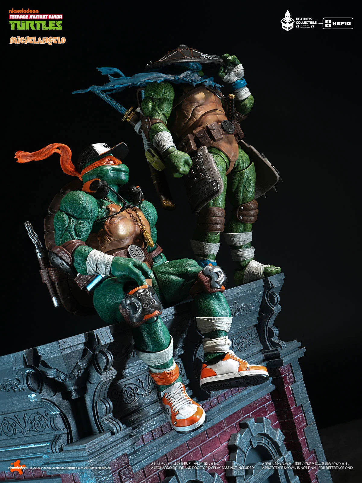 HB0105 HEFIG TMNT Michelangelo Action Figure Bonus Edition By Heatboys