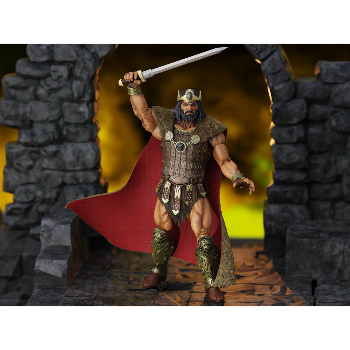 King Conan: Ruler of Aquilonia Epic H.A.C.K.S Action Figure By Boss Fight Studio