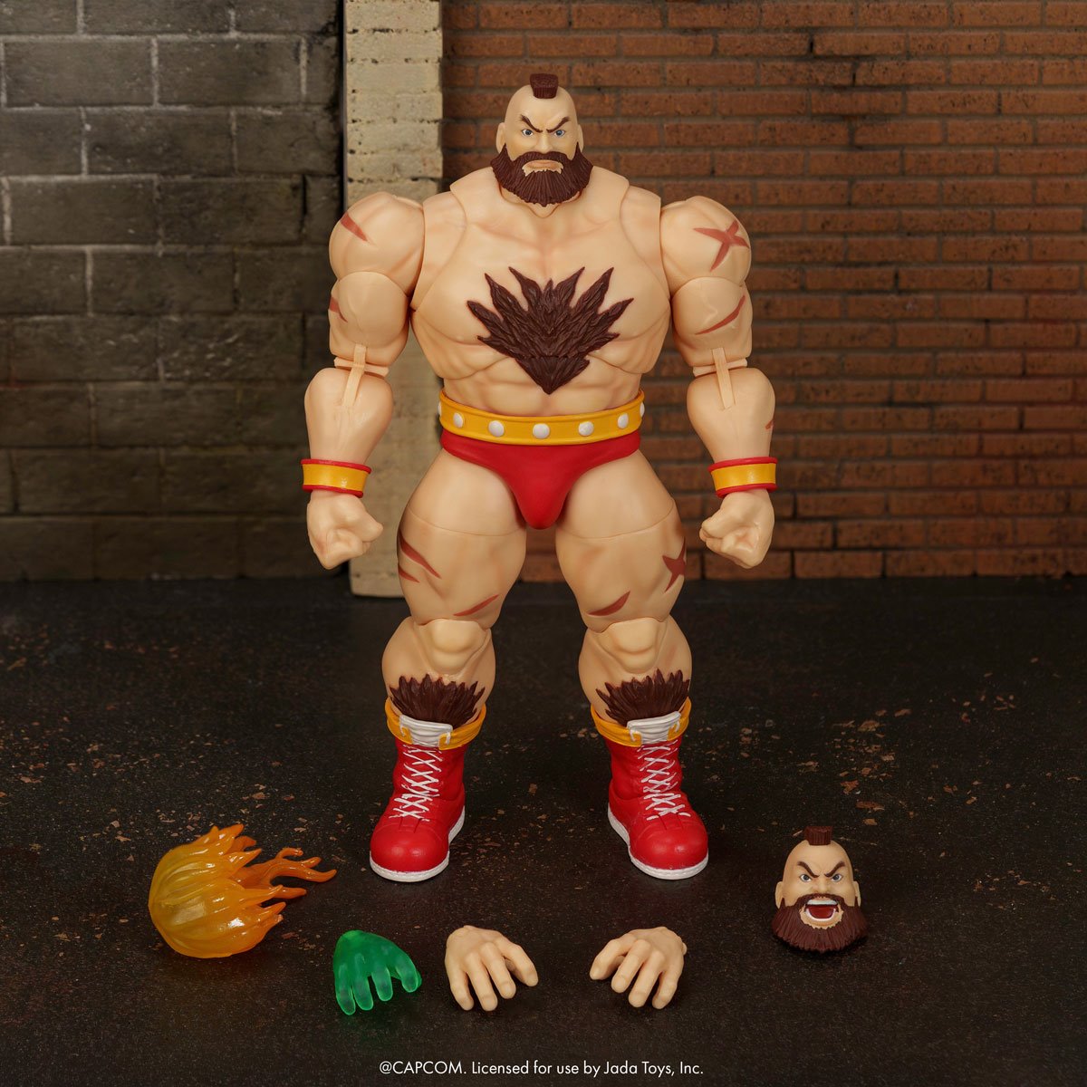 Ultra Street Fighter II Zangief Deluxe Scale Action Figure by Jada Toys