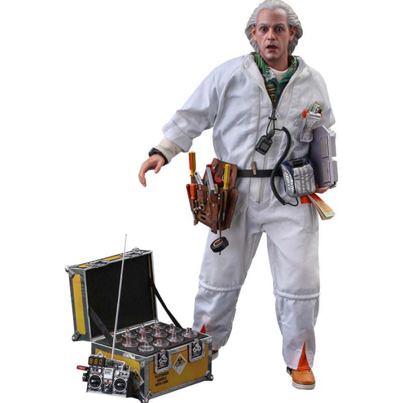 DOC BROWN (DELUXE VERSION) Sixth Scale Figure By Hot Toys