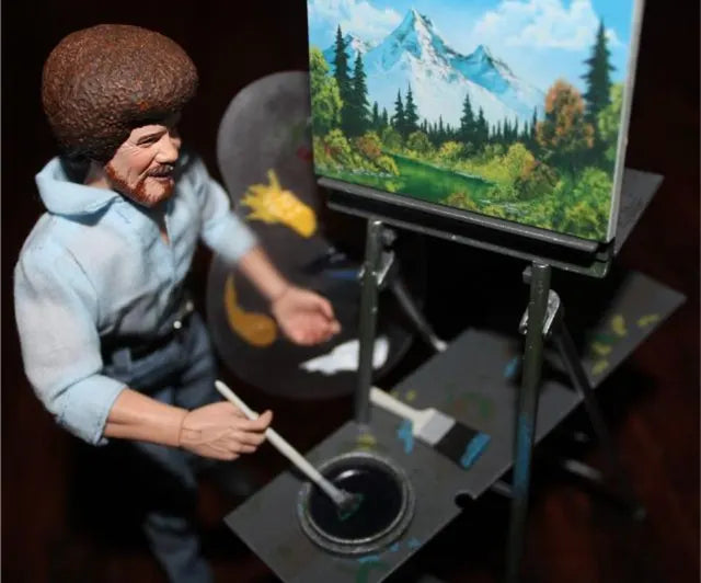 Bob Ross' The Joy of Painting Action Figure by NECA