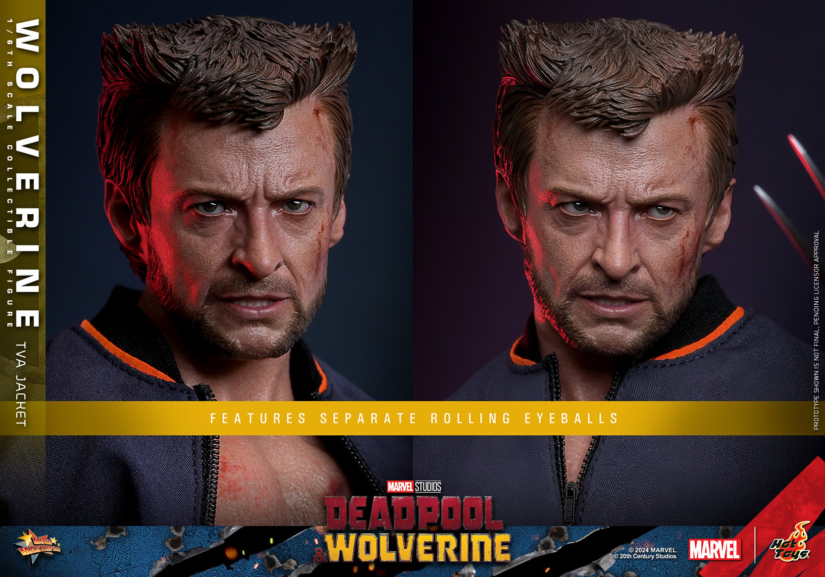 WOLVERINE (TVA JACKET VERSION) Sixth Scale Figure by Hot Toys