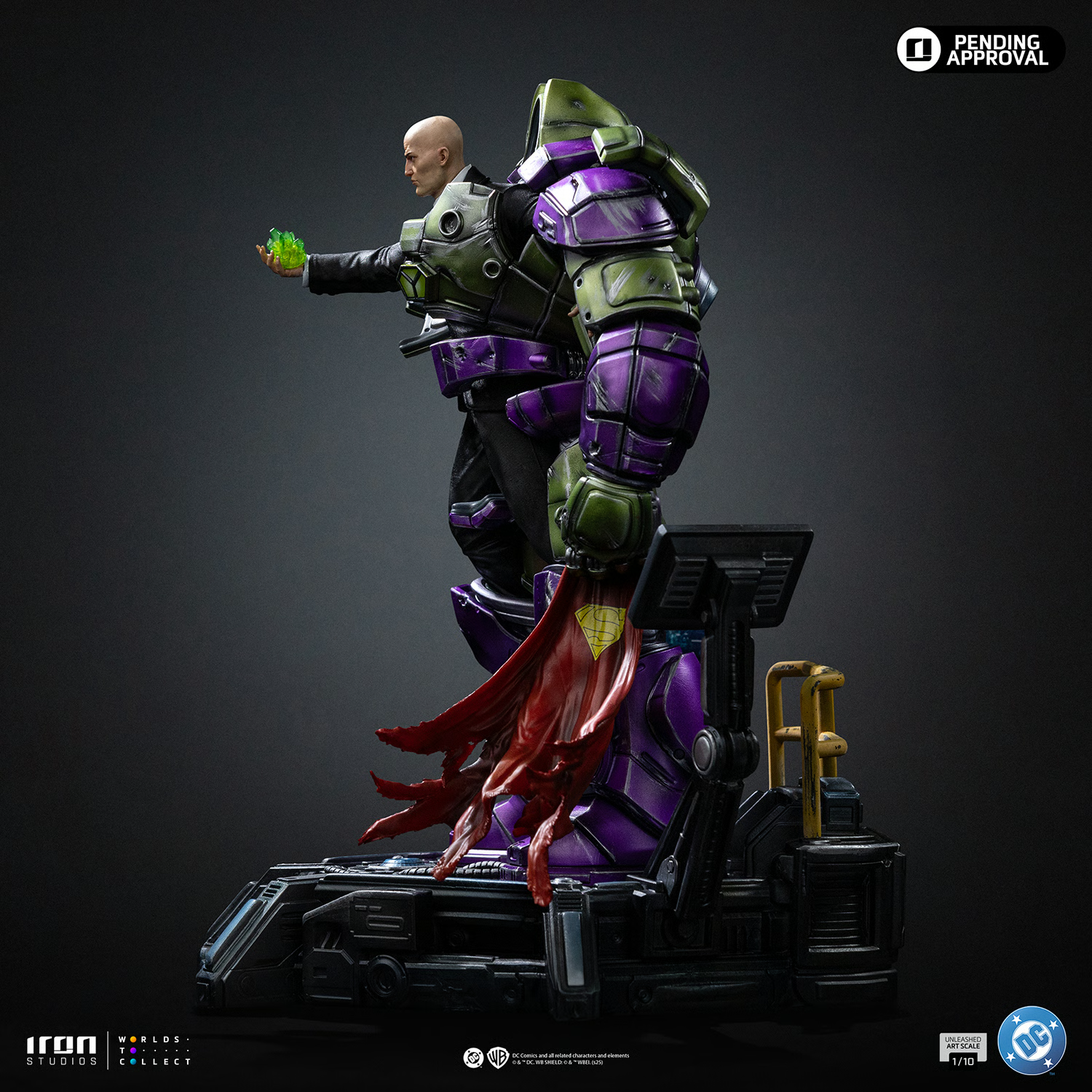 Lex Luthor Unleashed 1/10 Scale Statue by Iron Studios