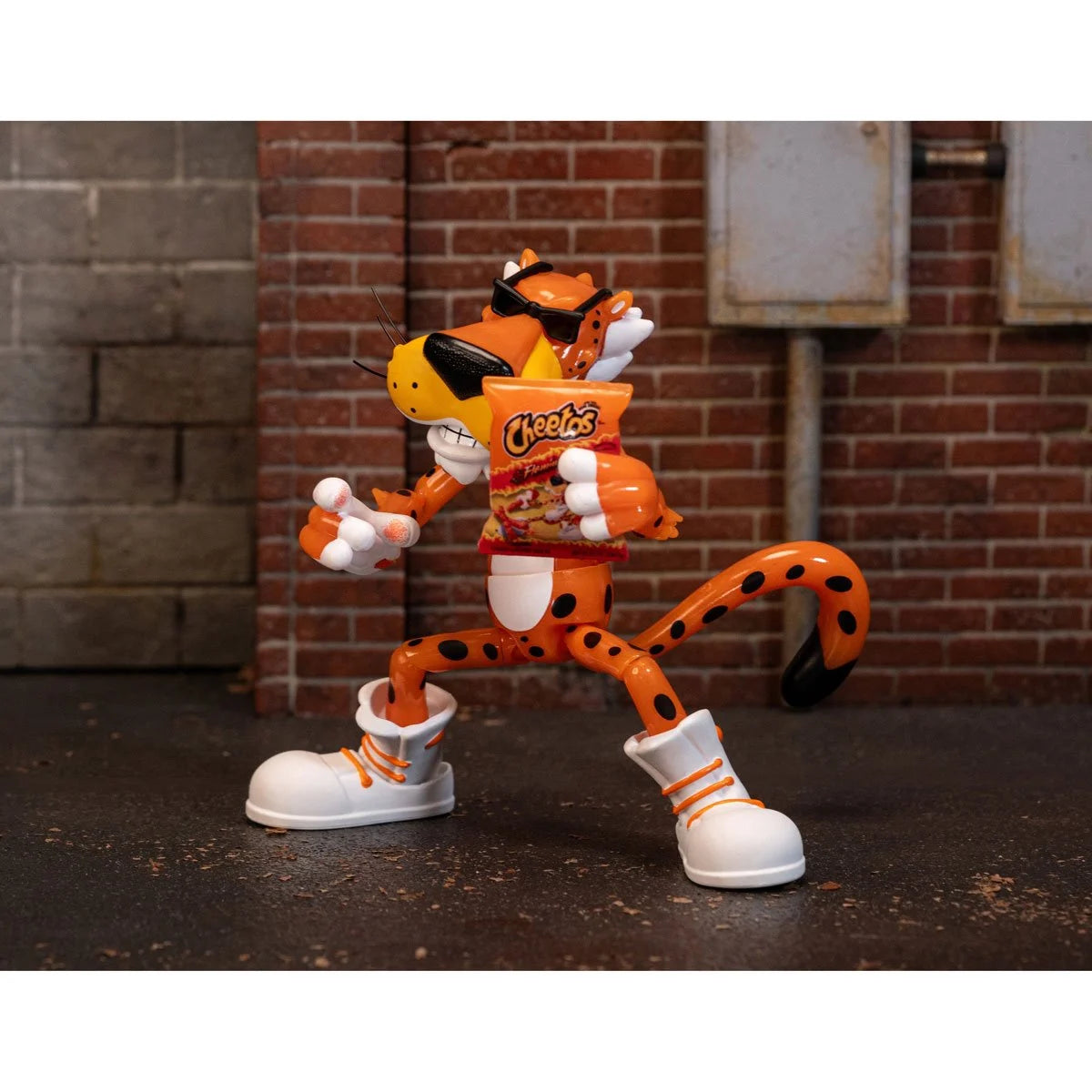 Cheetos Chester Cheetah Flamin' Hot Glow-in-the-Dark Action Figure