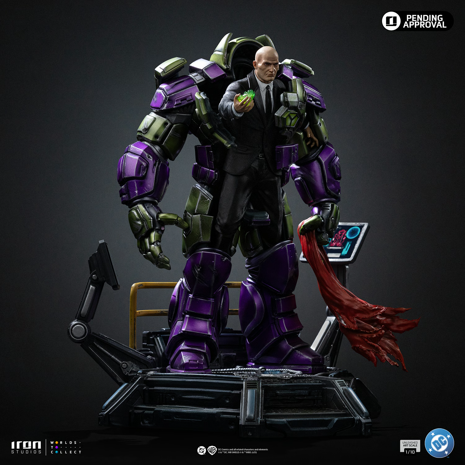 Lex Luthor Unleashed 1/10 Scale Statue by Iron Studios