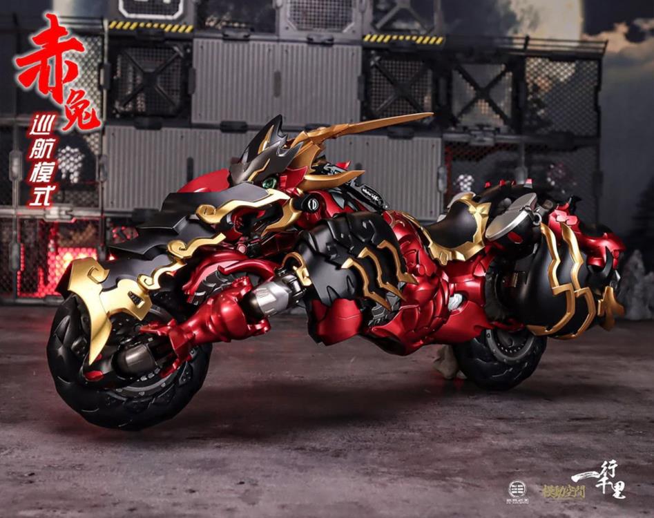 Red Hare (Metallic) Transforming Figure BY MOTOR NUCLEAR