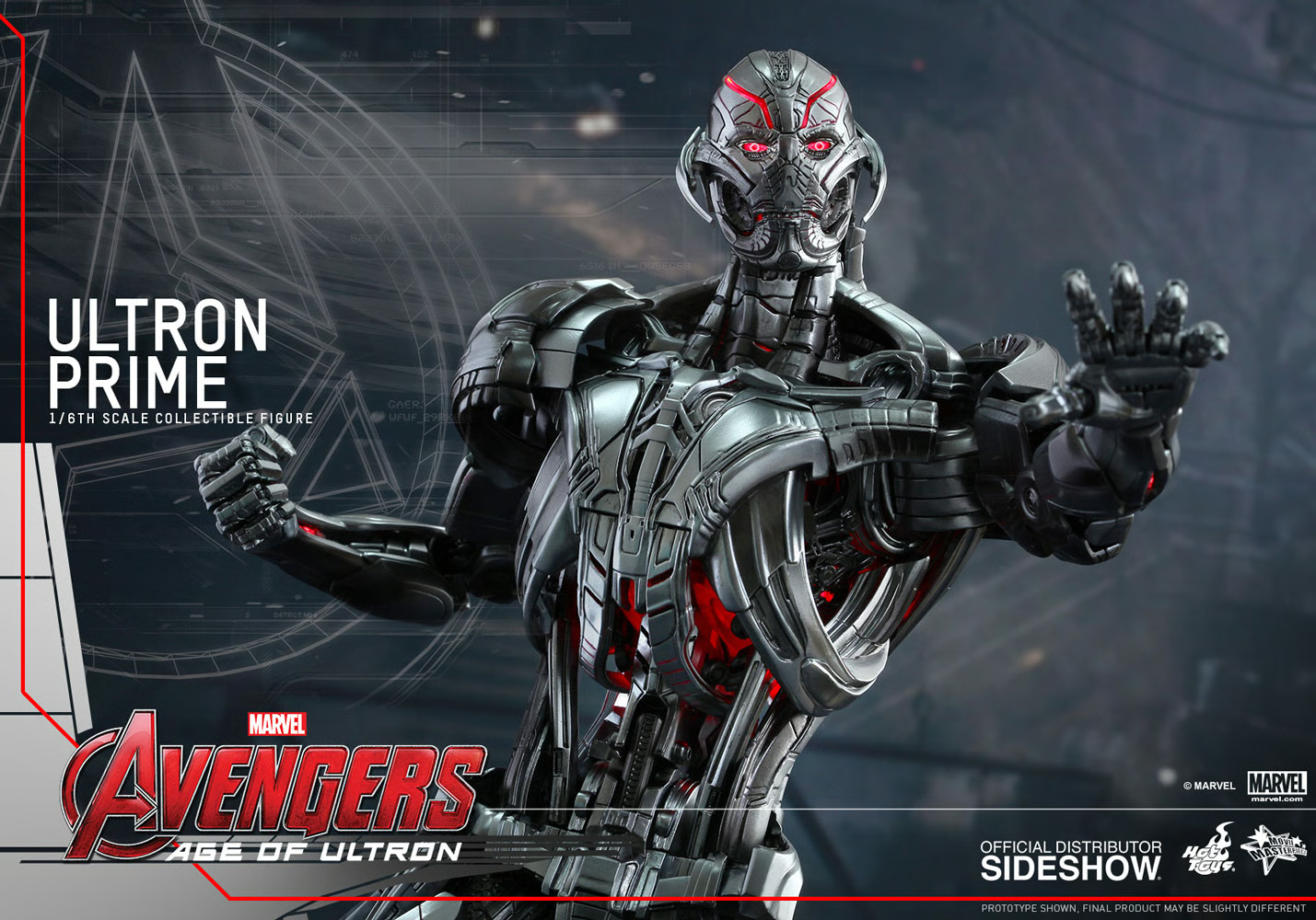 Ultron Prime Sixth Scale Figure by Hot Toys