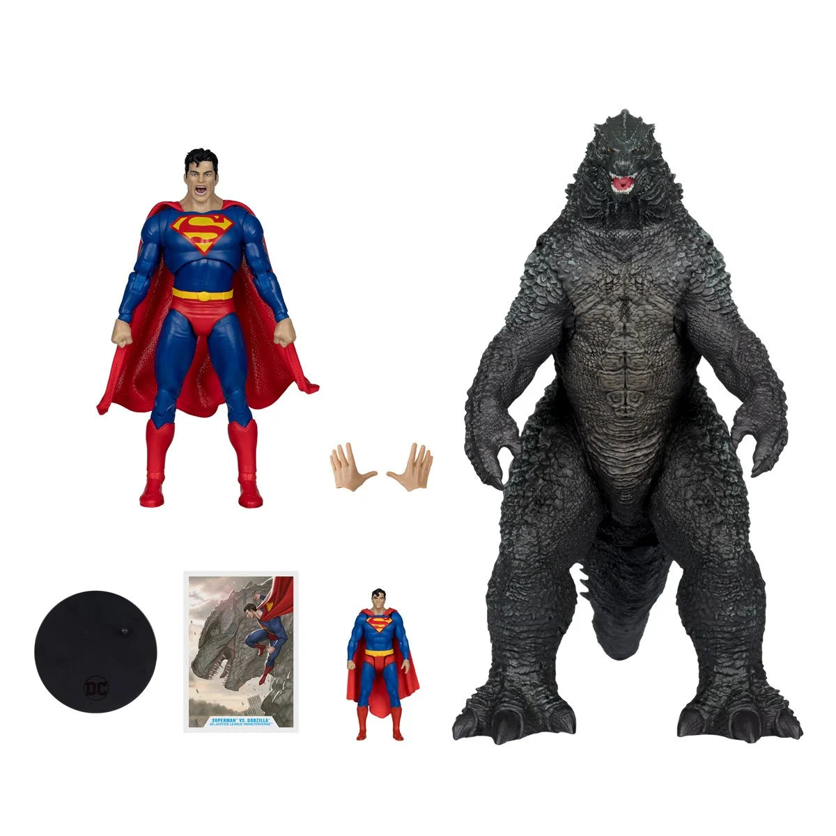 DC Multiverse (Justice League vs. Godzilla vs. Kong) Superman vs. Godzilla Megafig 2-Pack Action Figure
