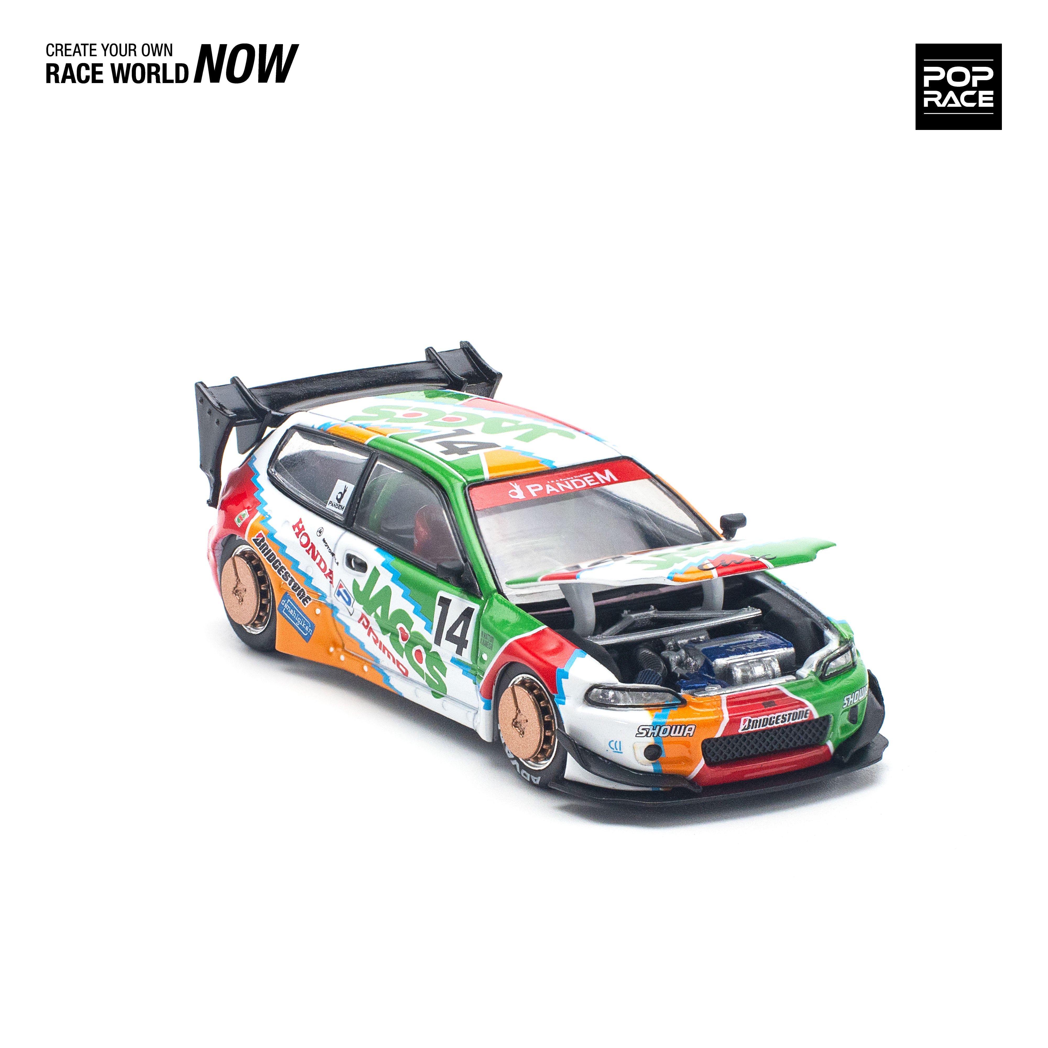 Pandem Civic EG6 v1.5 Metallic JACCS PR640128 by Pop Race