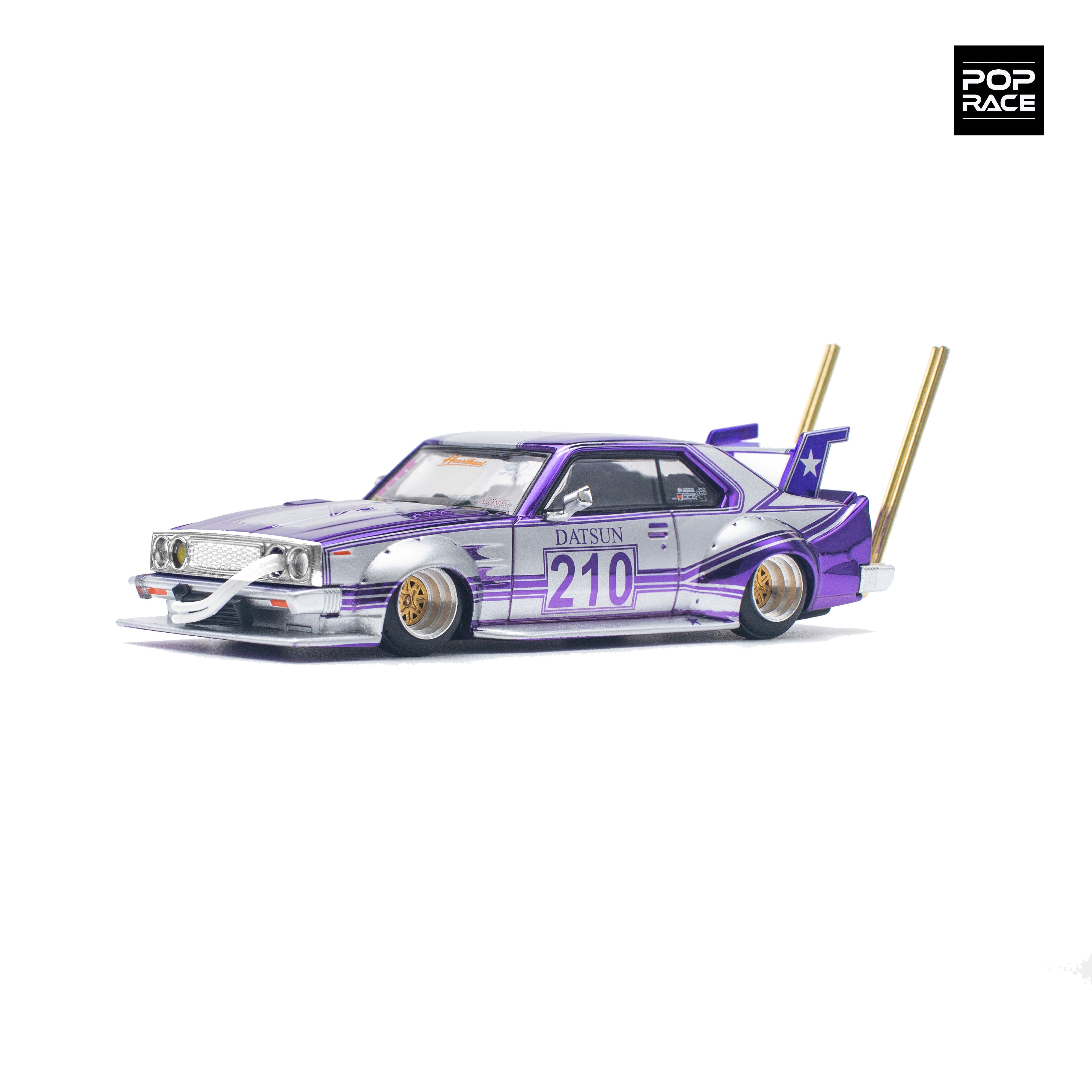Skyline C210 Kaido Racer Bosozuko Style Purple PR640107 by Pop Race