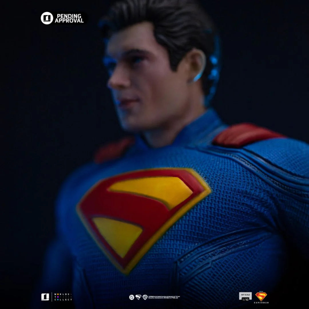 Superman & Krypto Art Scale Statue By Iron Studios
