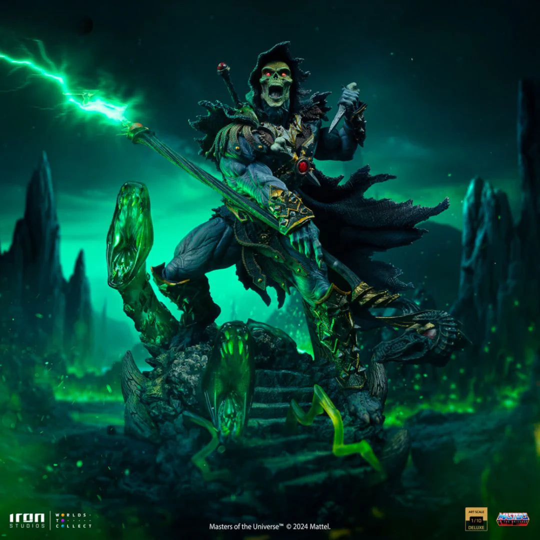 Skeletor Unleashed Deluxe Statue By Iron Studios