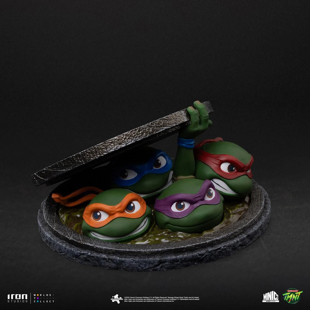 Teenage Mutant Ninja Turtles (1990) Movie Poster Sewer MiniCo By Iron Studios
